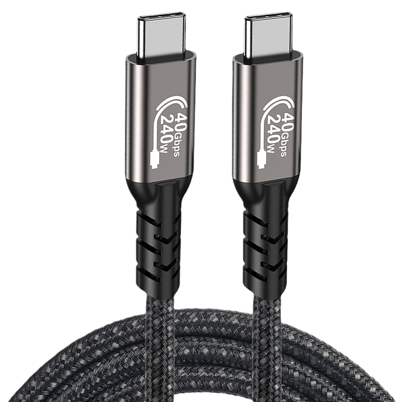 Snabbladdningskabel – 240W, USB-C, 40 Gbps