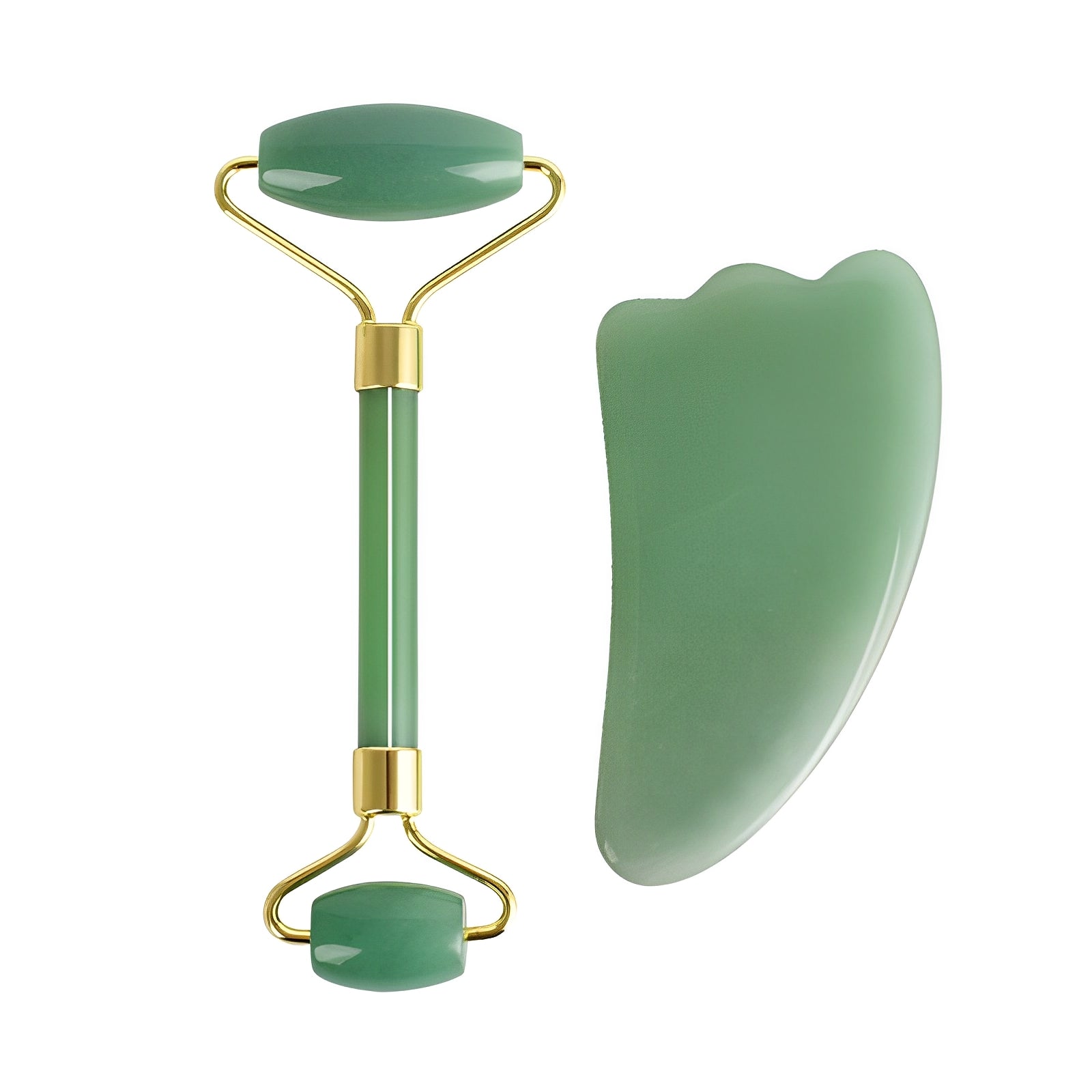 Jade Roller och Gua Sha-sten