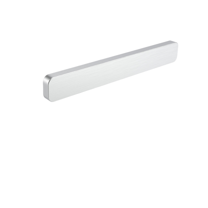 En elegant, rektangulär vit soundbar med rundade kanter visas på en transparent bakgrund - perfekt för moderna utrymmen, precis som Elevkassans Magnetisk Knivhållare för snygga knivförvaring kök.