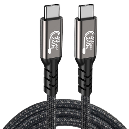Snabbladdningskabel – 240W, USB-C, 40 Gbps