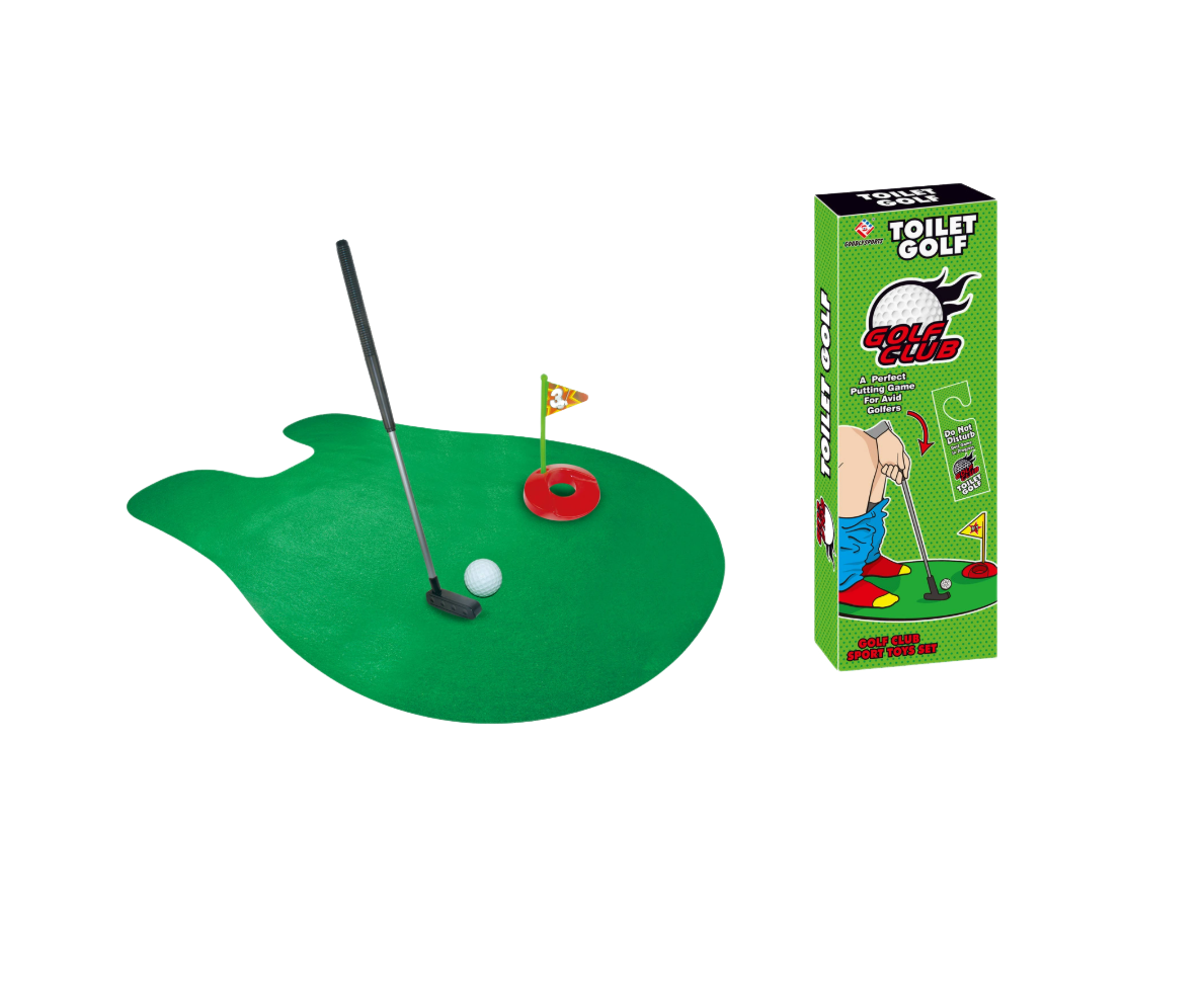 Minigolf för Toalettbesök