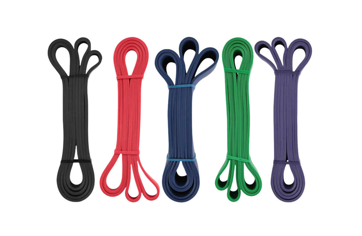Elastiska Träningsband i Olika Färger - 6 pack